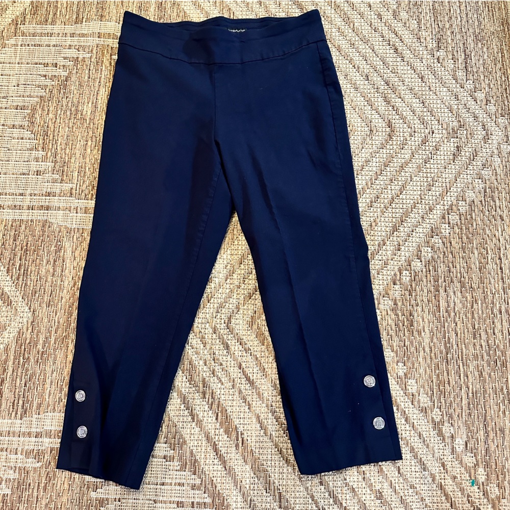 Counterparts Navy Cropped Ankle Pants